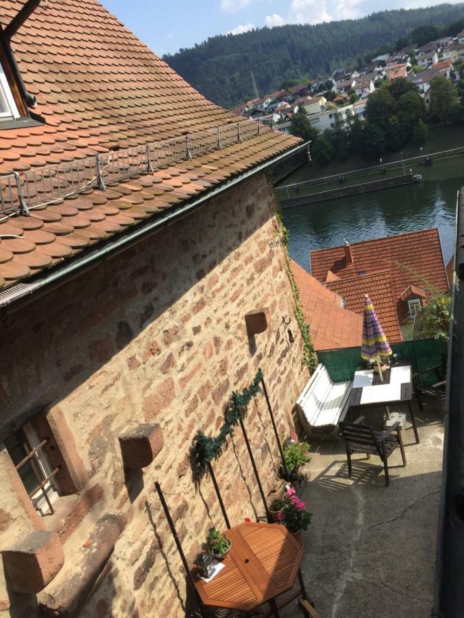 Neckarblick,Natur, Altstadt Hirschhorn Εξωτερικό φωτογραφία